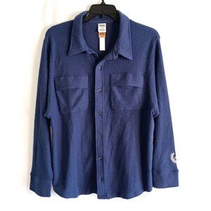 PINK by Victoria’s Secret Blue Shacket Size L New Oversized Shirt Jacket